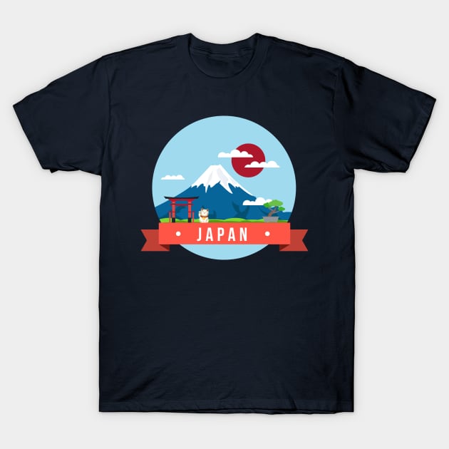 Japan T-Shirt by TomCage